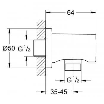 GROHE RACCORDO EROGATORE GROHE RACCORDO EROGATORE