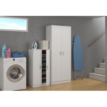 Scarpiera 108 cm bianco 2 ante Scarpiera 108 cm bianco 2 ante
