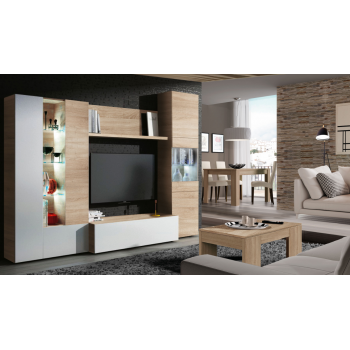 Scarpiera 160 cm bianco 5 cassetti