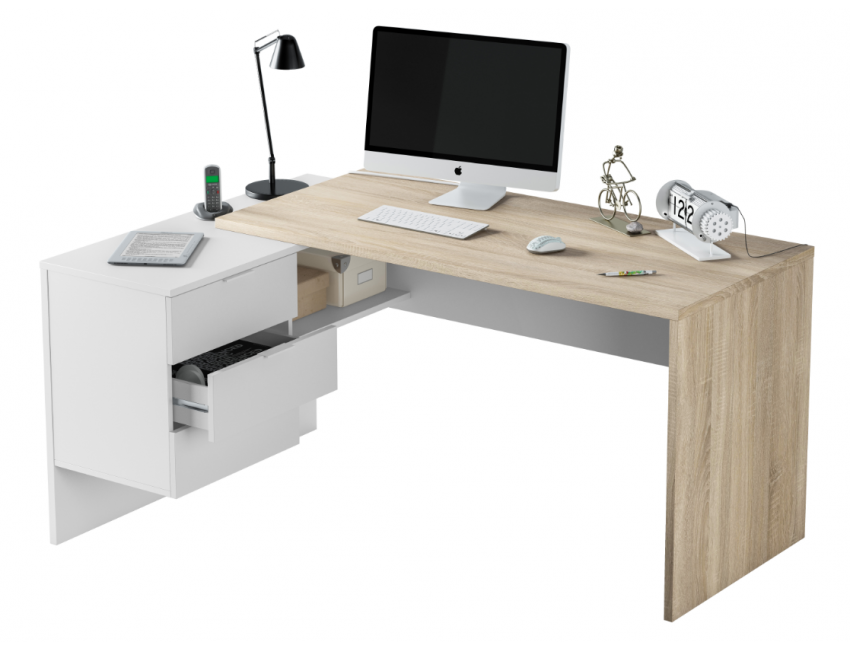 Settimino 45 cm bianco frassinato