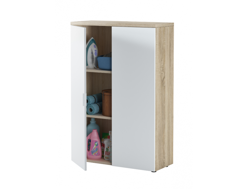 Settimino 45 cm bianco frassinato