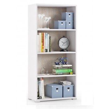 Bookcase 60x30x130 cm white...