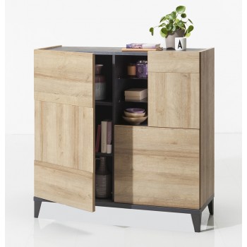 Sideboard 120 cm oak and...