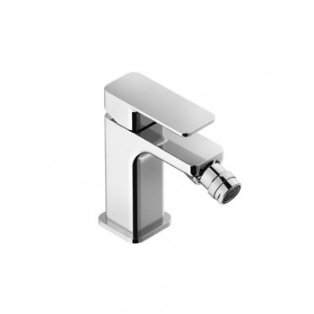 Bidet mixer with chromed...