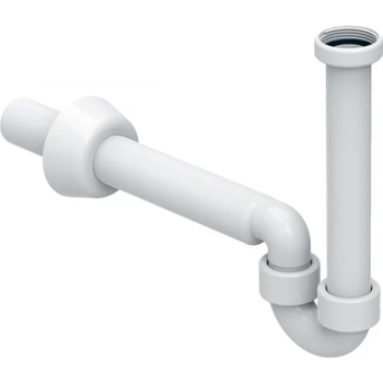 Curved siphon for bidet,...