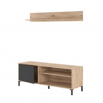 TV-Möbel 135x40x49 cm Eiche...