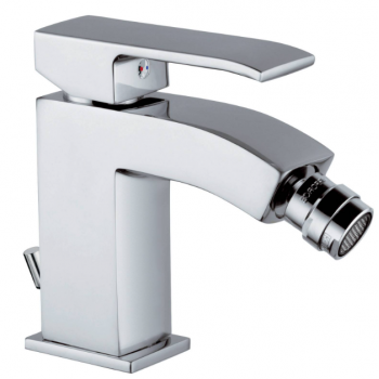 Chrome bidet mixer with...