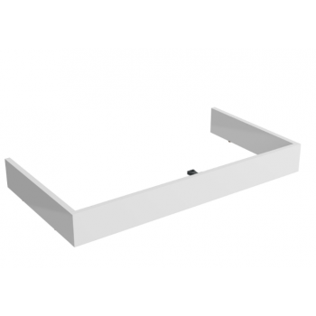 Socle blanc satiné 78x43x10