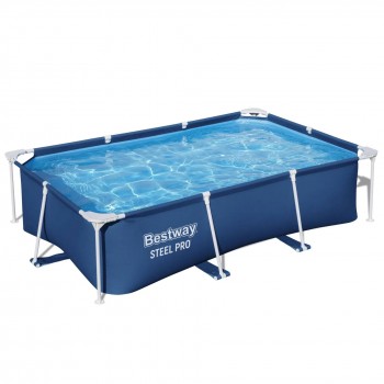 Piscine Steel Pro bleu...